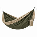 Amaca da Campeggio in Tessuto Nylon Verde/Beige 240x150cm