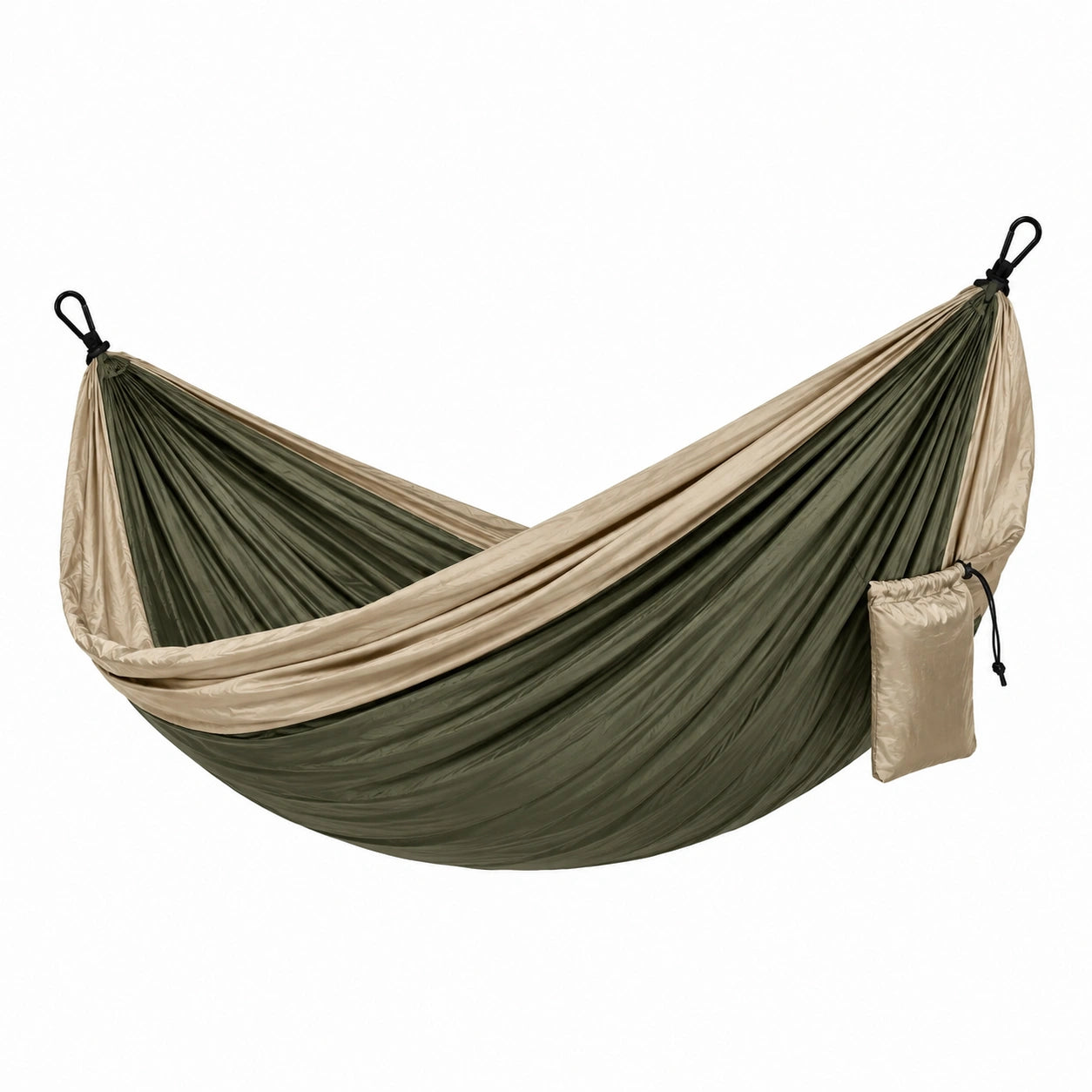 Amaca da Campeggio in Tessuto Nylon Verde/Beige 240x150cm