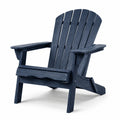Sedia Adirondack in legno composito blu scuro