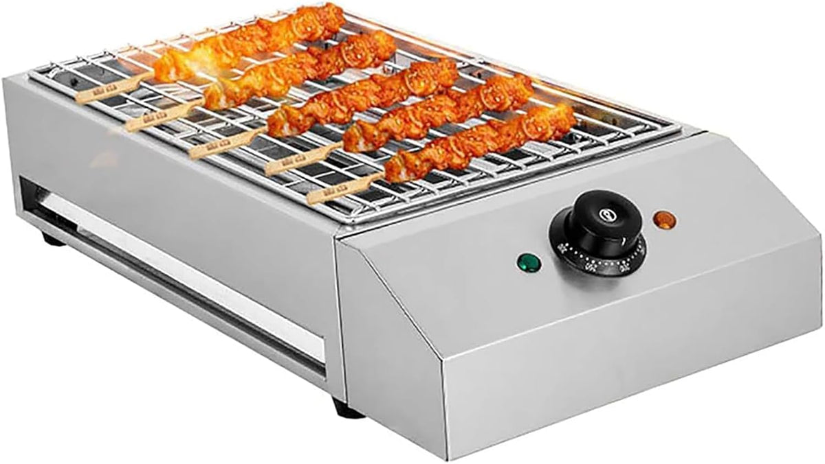 ZYJIX Grill, 2800w, Zilver