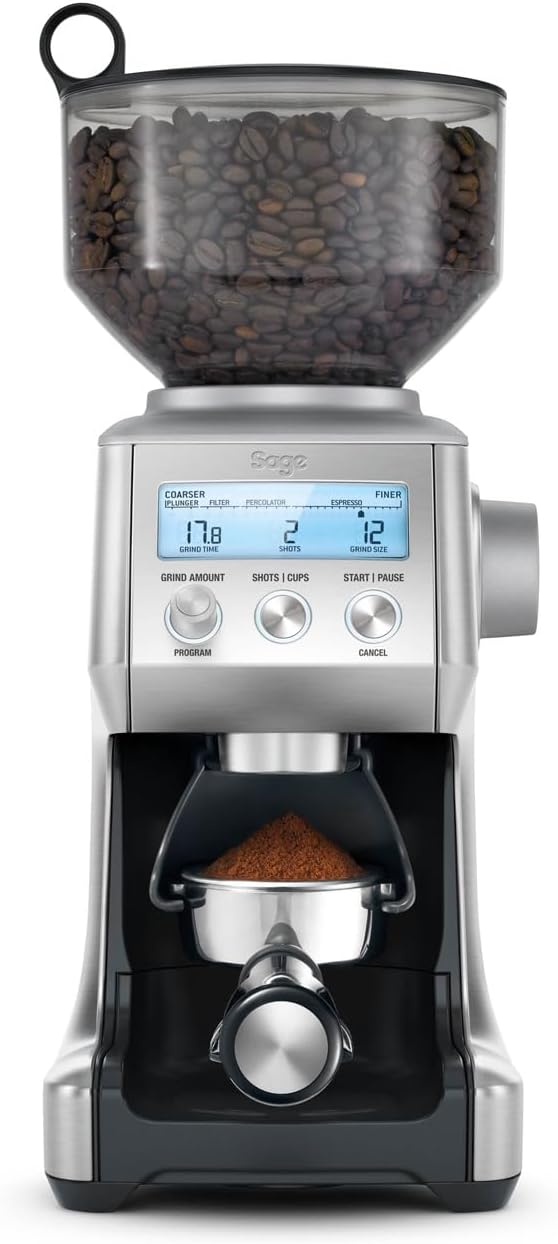 Sage Appliances Elektrische molens Sage The Smart Grinder Pro, Geborsteld Roestvrij Staal
