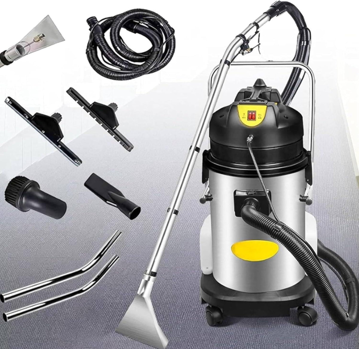 Manyouyou Tapijtreiniger Tapijtreinigingsmachine 20l/30l/40l, 1034w, Met 230 Mbar Zuigkracht 40L, Extractor