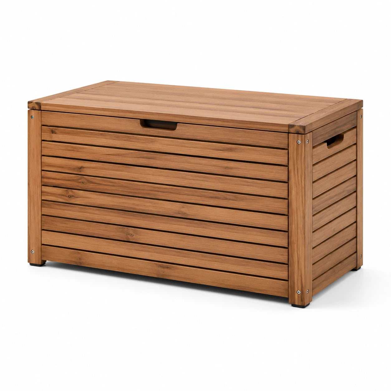 Cassapanca in Legno di Acacia 120x60x50 cm
