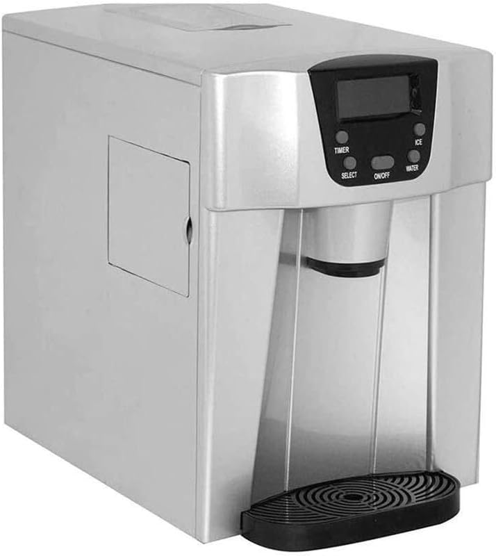 Xingluoy Ijsmachine Automatische ijsblokjesmachine van 9,5 kg Roestvrijstalen, voor keuken Thuisbars