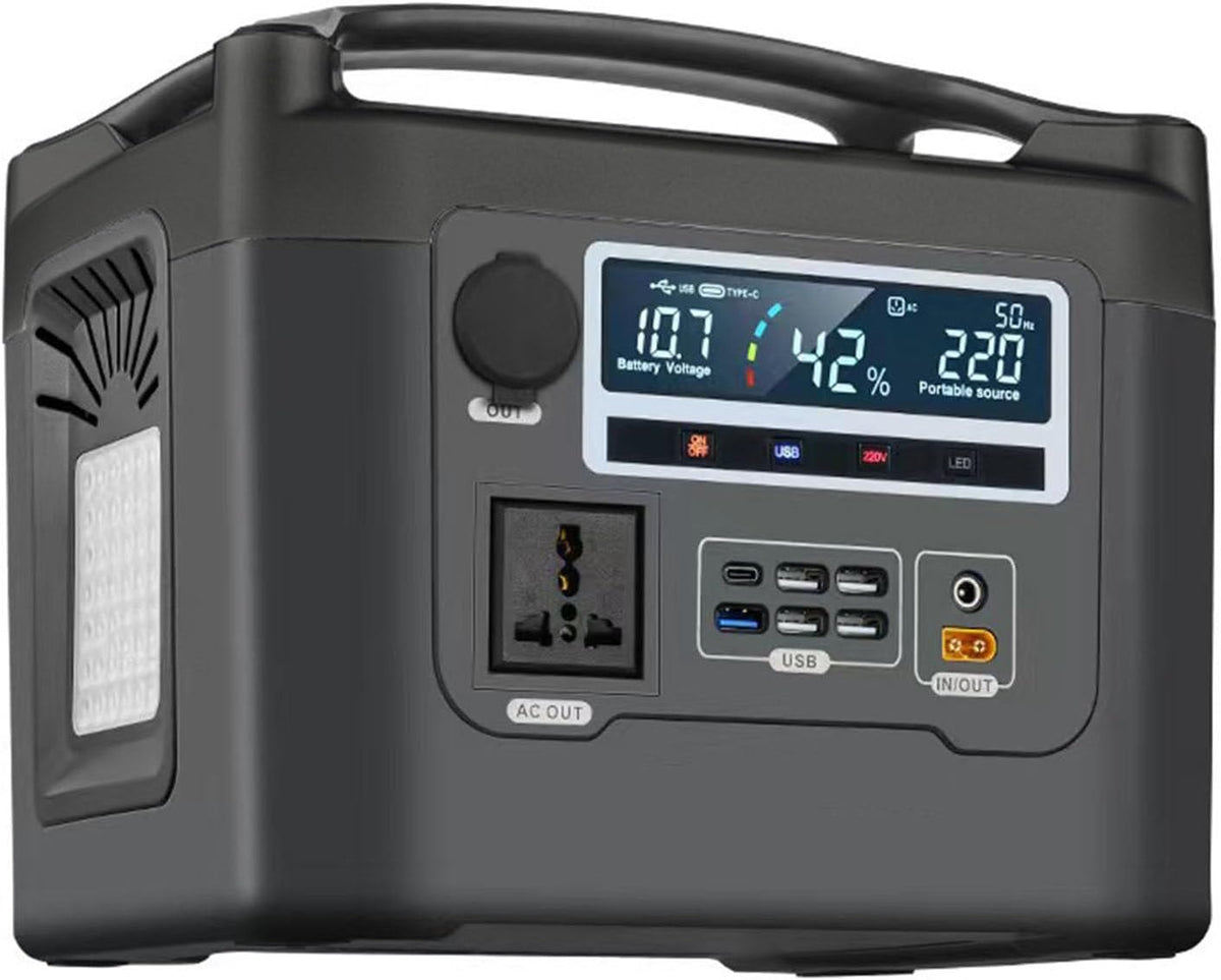 ZYT-Dhrucb Aggregat 220V mobiel energiestation, draagbare buitenzonne-energie 240.000 mAh mobiele stroomvoorziening, met grote capaciteit
