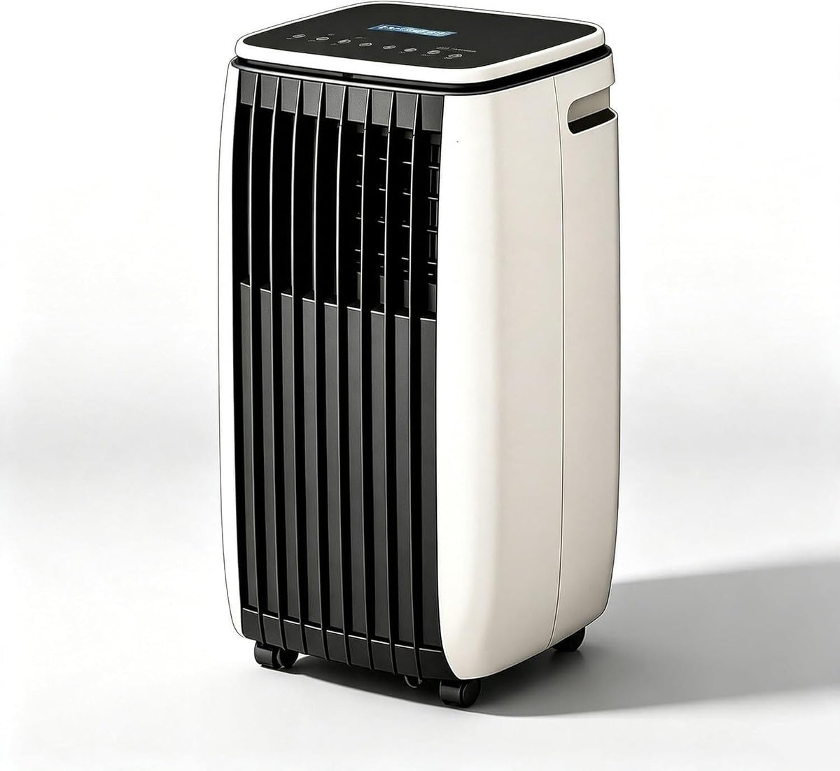 Huanqin Mobiele airco 14000 BTU Airconditioner 2-in-1 Koelen & Verwarmen, C+Hot & Cold 12000 BTU, Vrijstaande Airco, met Rolwielen, voor Woonkamer en