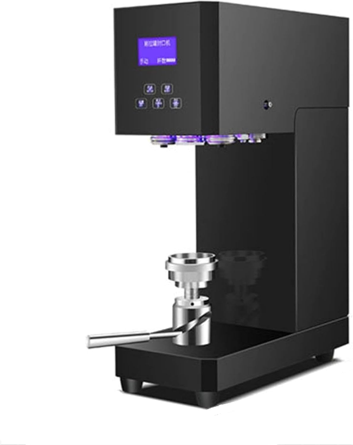 Vacuümsealer Automatische bliksluitmachine, 5,5 cm kaliber, met LCD-scherm, draagbare inblikkende apparatuur, voor melkthee, koffie- en dessertwinkels