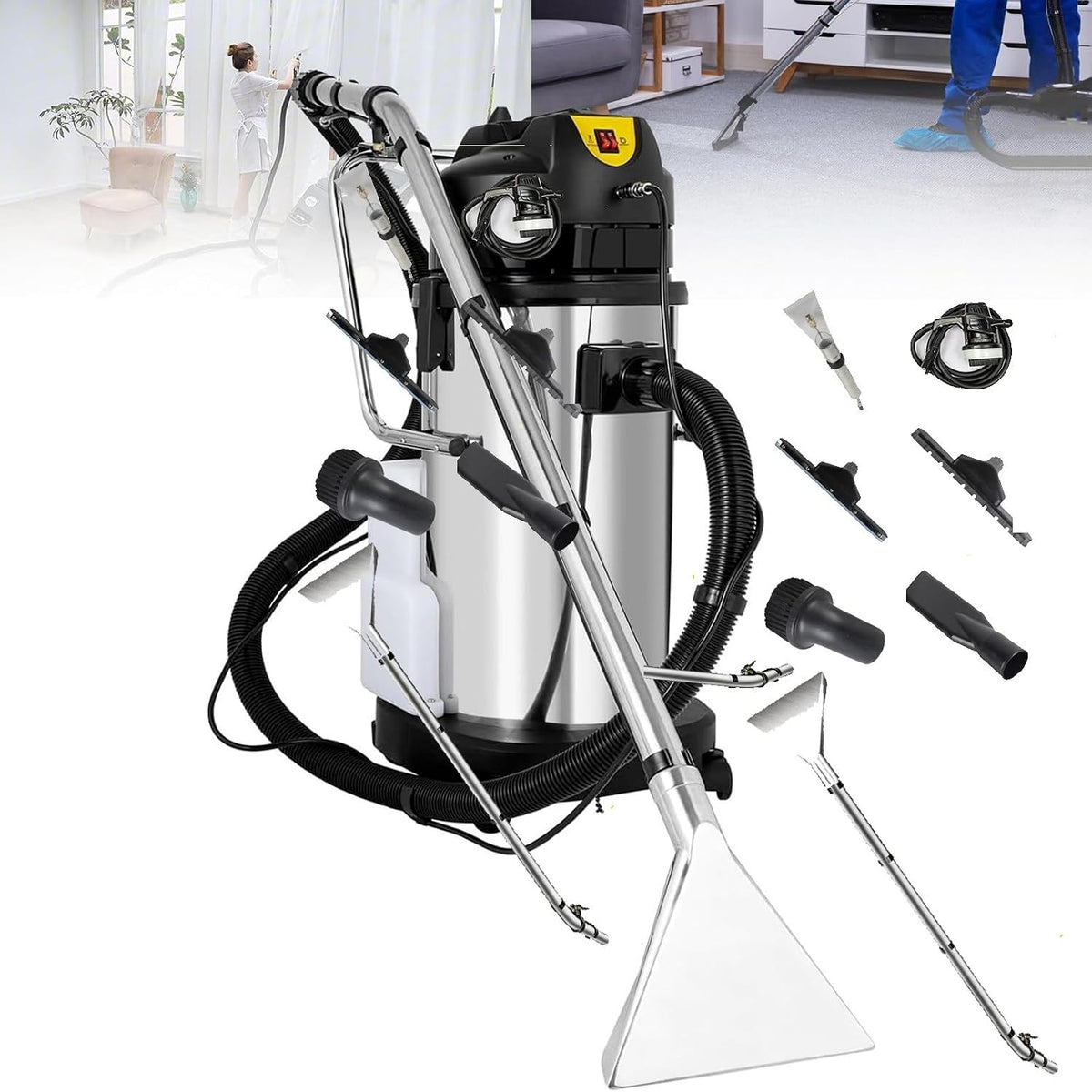 Pnpaea Tapijtreiniger 1079w Professionele (20l/30l/40l) 40L-withSofa, StyleMagicHead