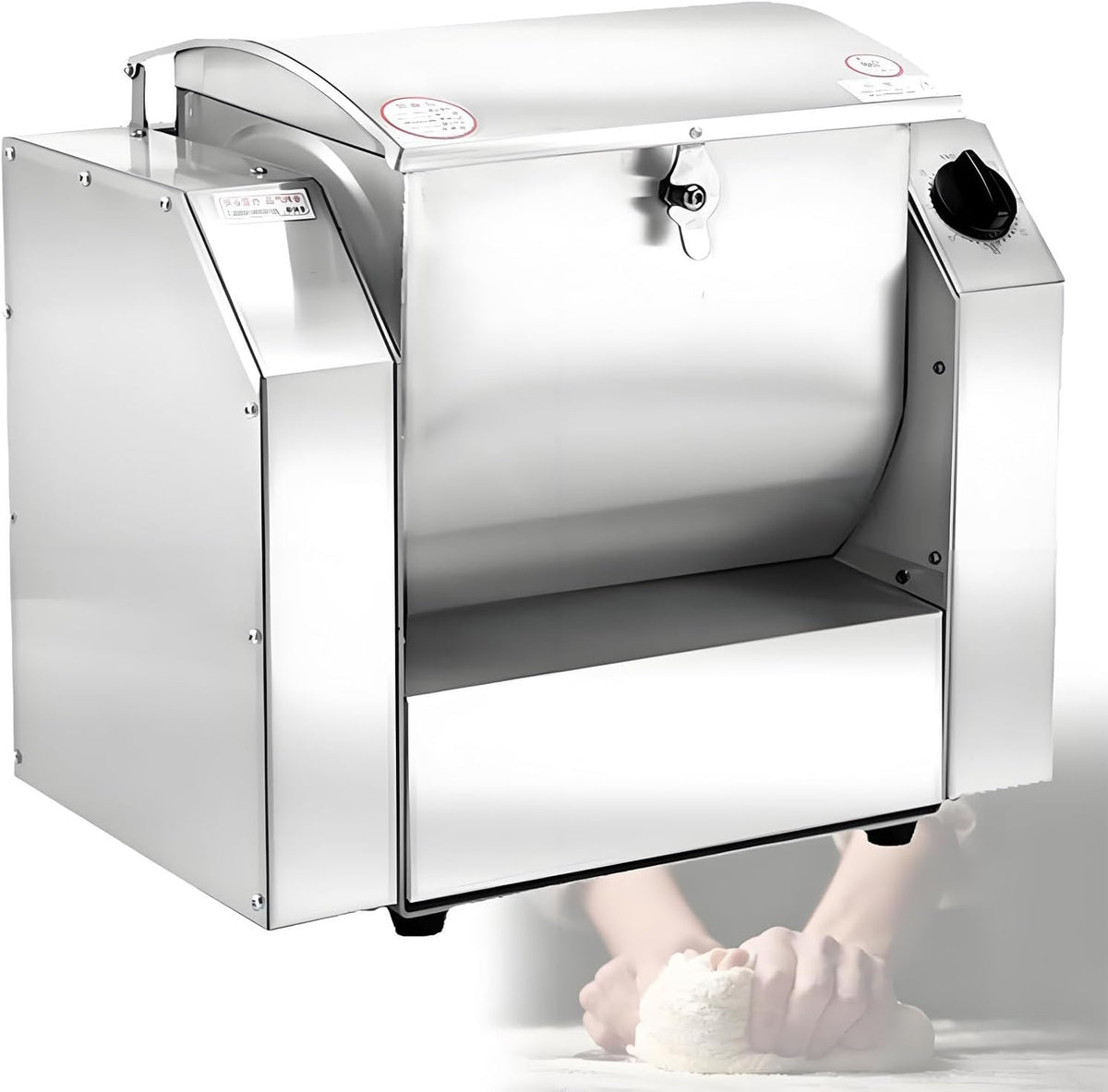 Staande mixer Deegmixer, 220V, 5KG capaciteit, Elektrische voedsel meel mixer, volautomatische deeg kneden machine, roestvrij staal, voor pasta