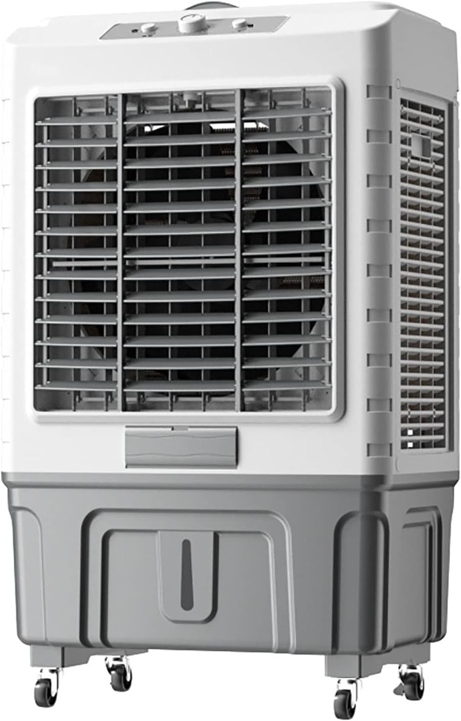 Mobiele airco 3-in-1 airconditioner, 55L grote watertank commerciële verdampingsluchtkoelventilator - krachtige motor