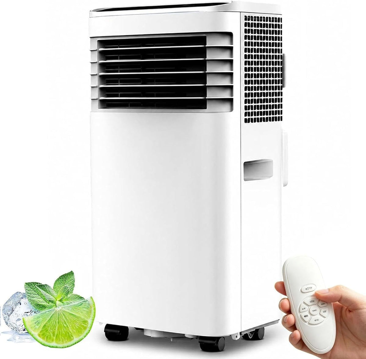 Lcaihong Mobiele airco 6000 BTU Airconditioner 3-in-1 Unit, met Ontvochtiger