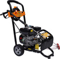 Hogedrukreiniger Queeucaer, 7,5 pk, met 5 sproeiers (handbediend), benzine, oppervlaktereinig, motor, professionele set, industrie, stoomstraler
