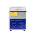 Tecjhjz Ultrasone reiniger Reinigingsmachine, 1.3L Capaciteit Ontvetten Hardware Onderdelen Cleaner Bad Timer Rvs Doos