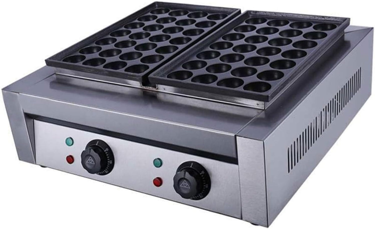 YOtat Elektrische kachel 56 Gaten Commerciële Verwarming Takoyaki Maker, 4000 W Non, Voor Winkelcentra