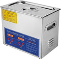 Ultrasone reiniger Hualuck, 180 W, met 6 l, digitale timer, roestvrijstalen bad, sieraden, brillen, horloge, reinigingsmachine