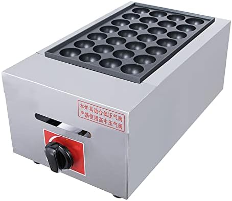 Mnsrrn Takoyakimaker Commerciële Takoyaki Gas Oven, 28 Takoyaki Machine Fish Ball Cake Machine Non