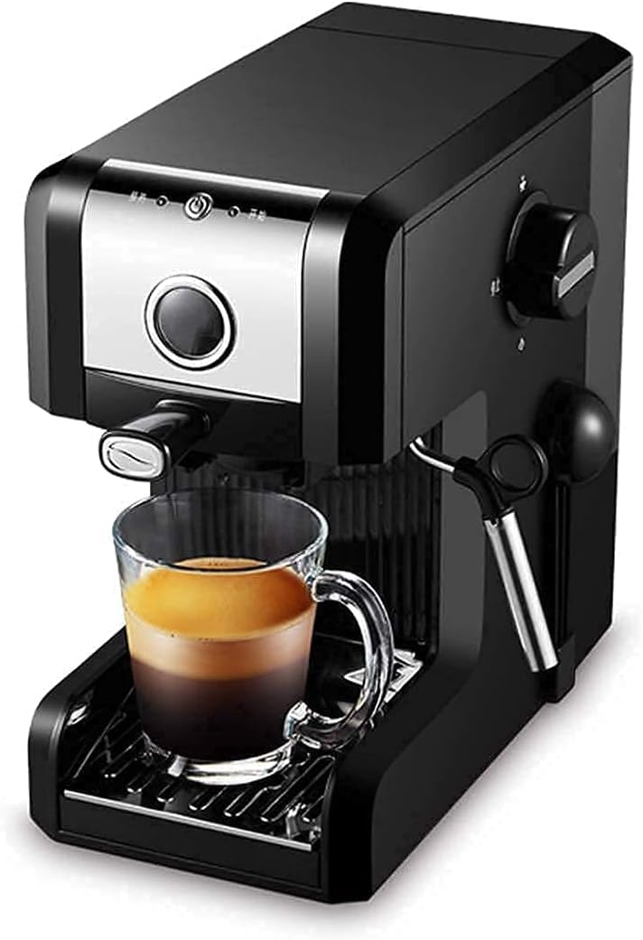Purrl Koffiezetapparaat Volautomatische koffiemolen Producten Espresso Maker 20, 1250W, Stoom Noze Capaciteit 0.97L Verwijderbare lekbak, Cappuccino