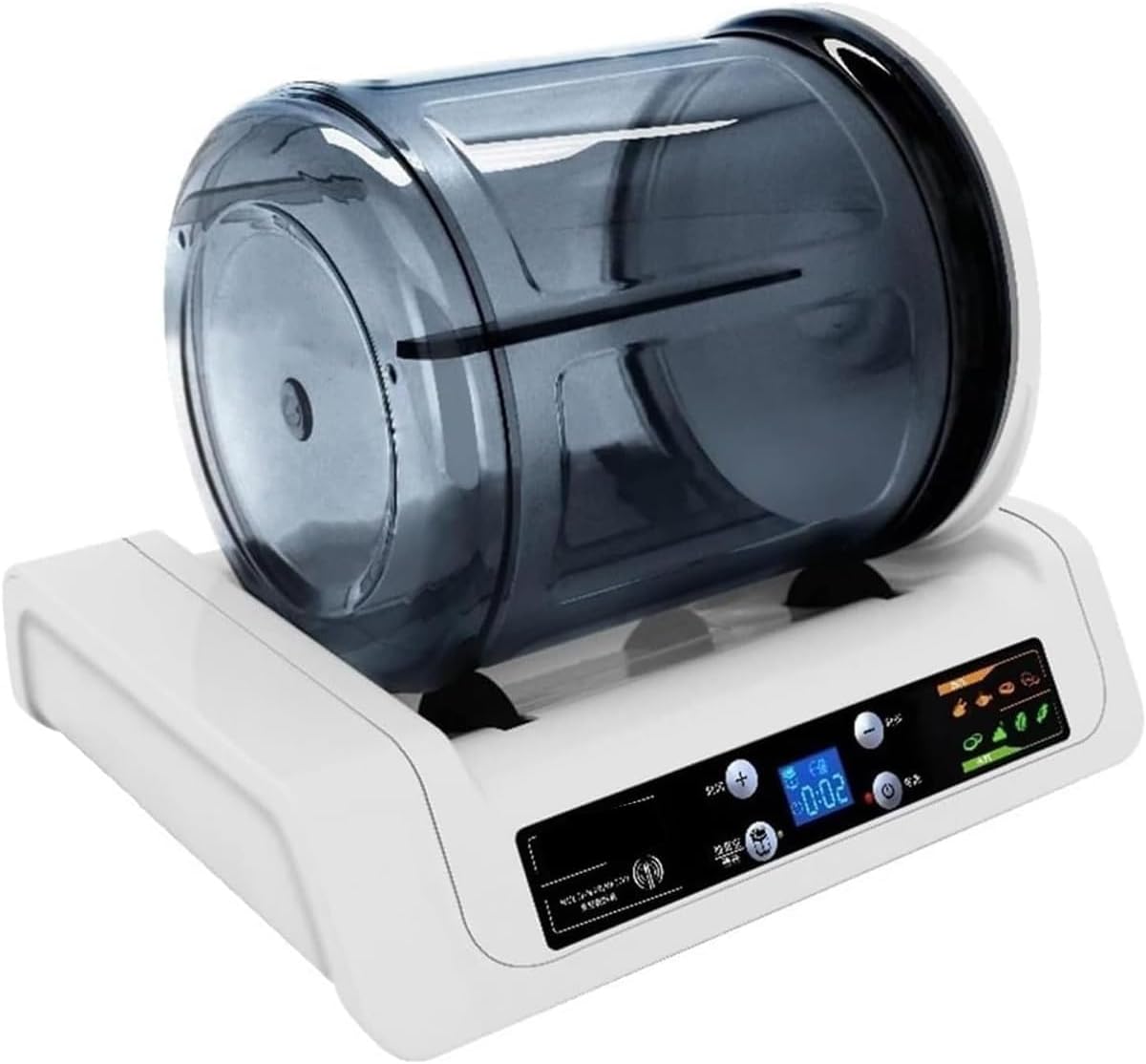 Vacuümsealer Vacuümtrommel, 10-uurs timer, 7 liter, voor vlees, met digitaal display, gelijkmatig mengen, marineeraroma