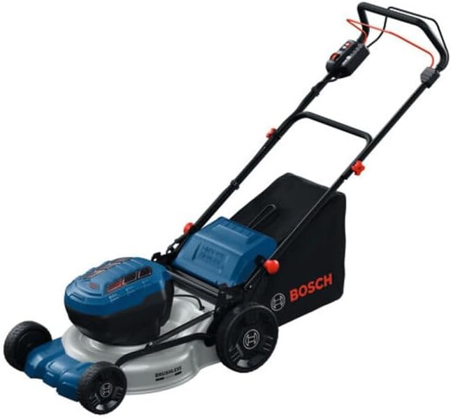 Bosch Professional Elektrische maaier Bosch PRO zelfrijdende accumaaier GRA18V2-46SP, maaihoogte: 30-70 mm, stoffen grasopvangzak van 60 l, mulchplug