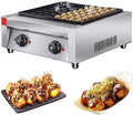Takoyakimaker Commerciële Takoyaki-machine, 2000 W Takoyaki-machine, Met 56 Gaten En 2 Octopus-gehaktbalmachines, Met Dubbele Plaat, Met Verwarming