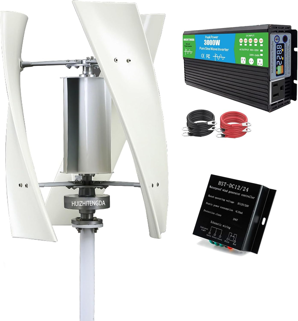 Aggregat Huizhitengda 10000W Verticale As Windturbine Generator