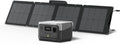 EF Ecoflow Aggregat Ecoflow River 2 draagbaar powerstation, met 110 W zonnepaneel, tot 600 W vermogen, 256 Wh zonnegenerator, met LifeP04, camping