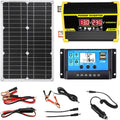 Javptav Monokristallijne zonnepanel Zonnepaneelkit, met MPPT-laadregelaar en pure sinusgolfomvormer - compleet off-grid-stroomsysteem, voor camper
