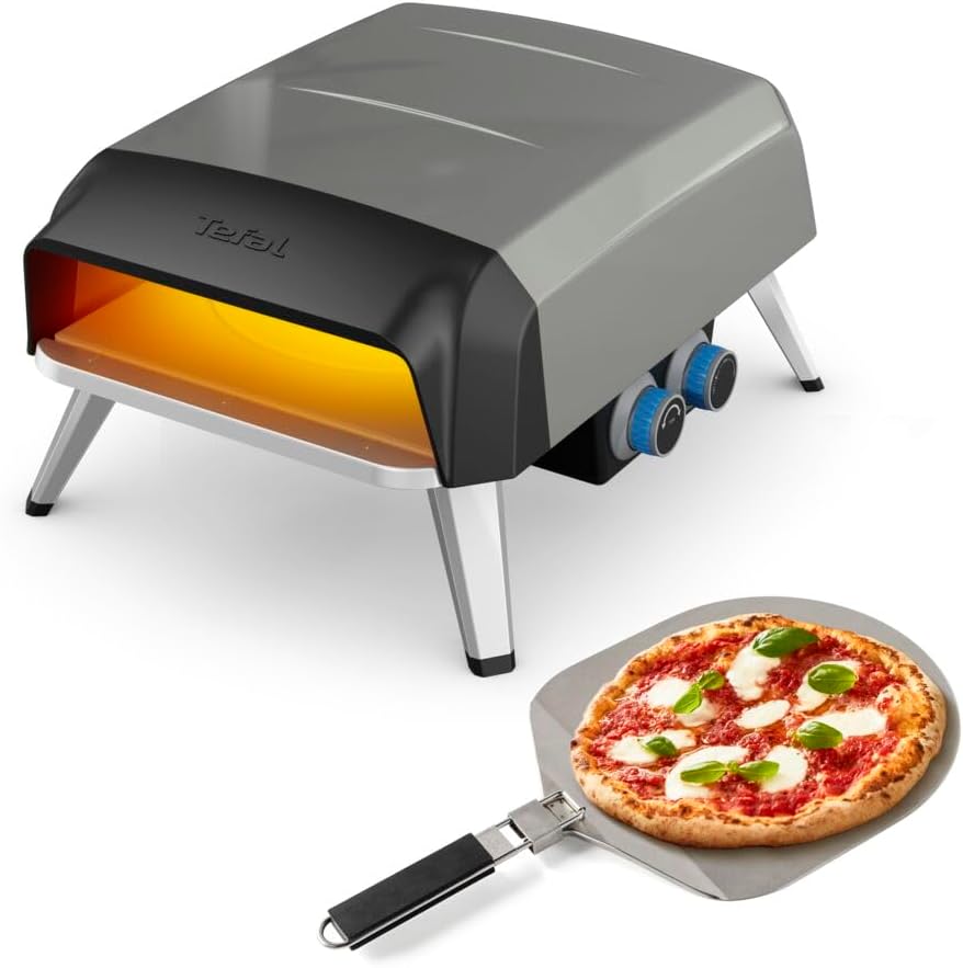 Tefal Pizzaoven Pizza Pronto gaspizzaoven, tot 400 °C, voor buitengebruik