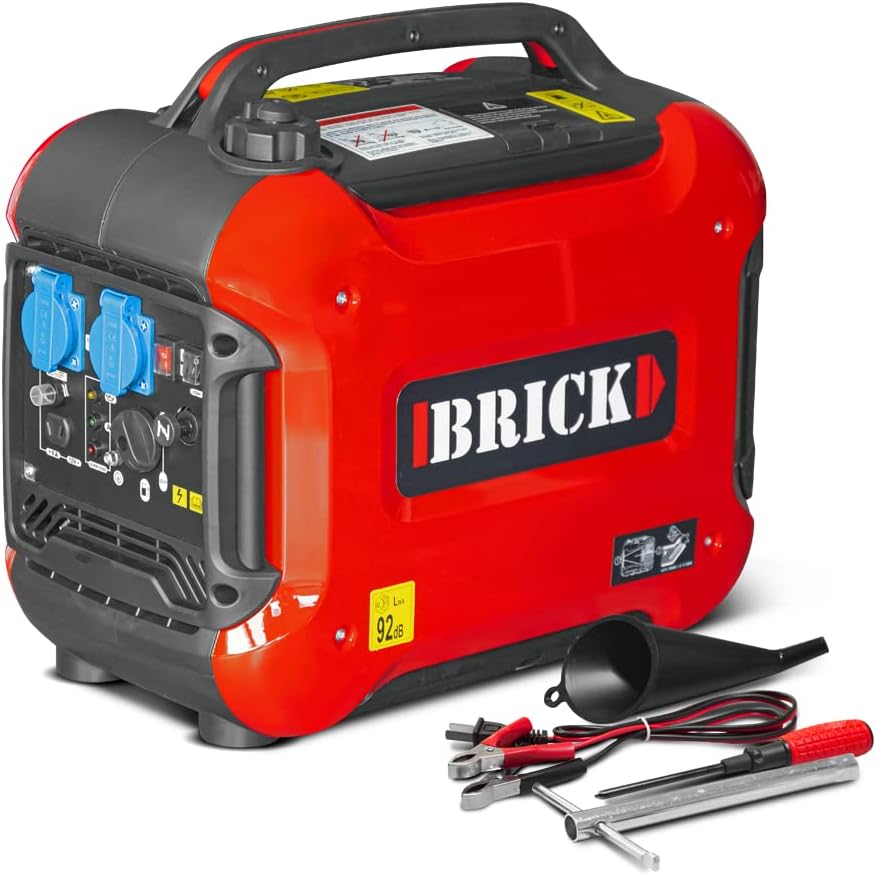 Brick Aggregat Stille inverter generator max. 1880 W - 2 stopcontacten