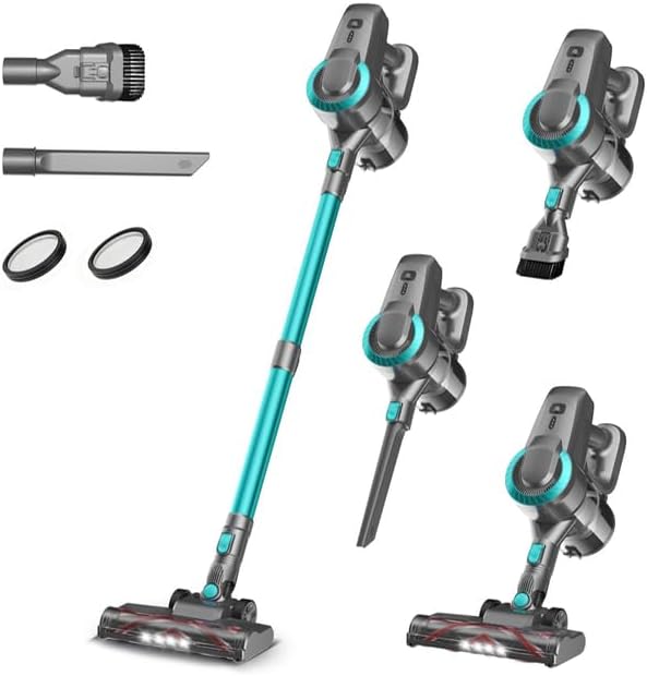 Remaldety Steelstofzuiger Accustofzuiger, 30.000 Pa/55 min, draadloze stofzuiger