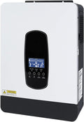 Y&H Hybride omvormer 2200 W zonne- DC12V naar AC230V, Max PV 2000 W DC55-450 V ingang, voor 12 V batterijen, met 80A MPPT zonne-oplader + AC-oplader