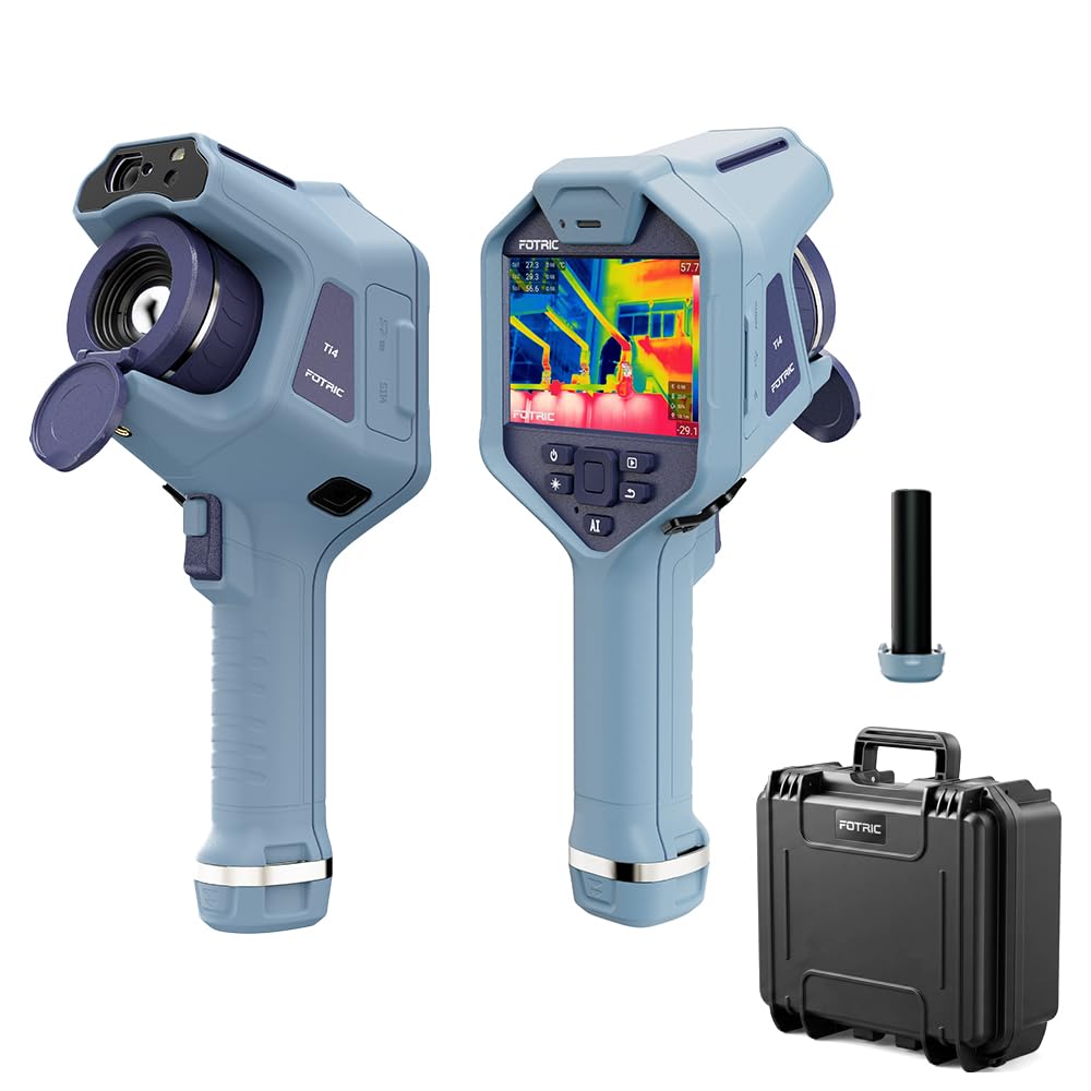 Thermische camera's Fotric Ti4 warmtebeeldcamera 320x240 IR, -20 tot 650 °C, TurboFocus