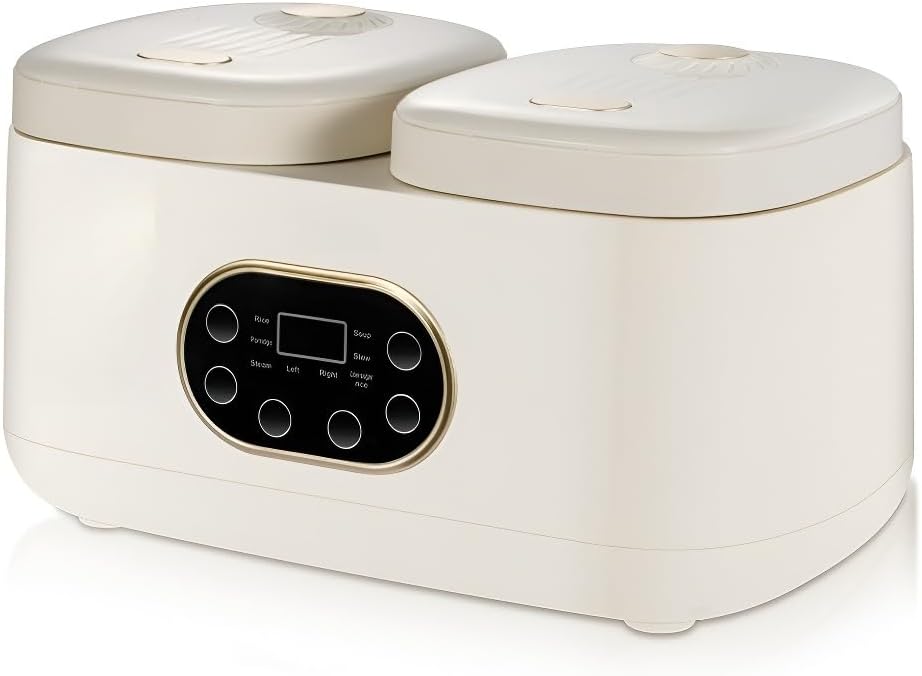 Rijstkoker bajrl Slimme Volautomatische Multifunctionele, Met Roestvrijstalen Binnenpot, voor Gezond Koken En Huishoudelijk Gebruik