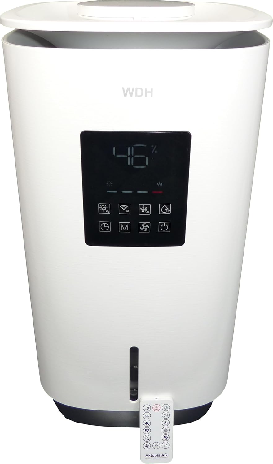 WDH Luchtontvochtiger Aktobis, SE2303 Luchtbevochtiger tot 800 ml/uur, wifi en aromavak (ook, voor kalkwater)