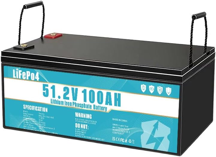 Stationaire accu's Oplaadbare Batterijen, LiFePO4 batterij 48V (51,2V) 100AH lithium ijzerfosfaatbatterij 5 kWh, voor zonne energie, enz.