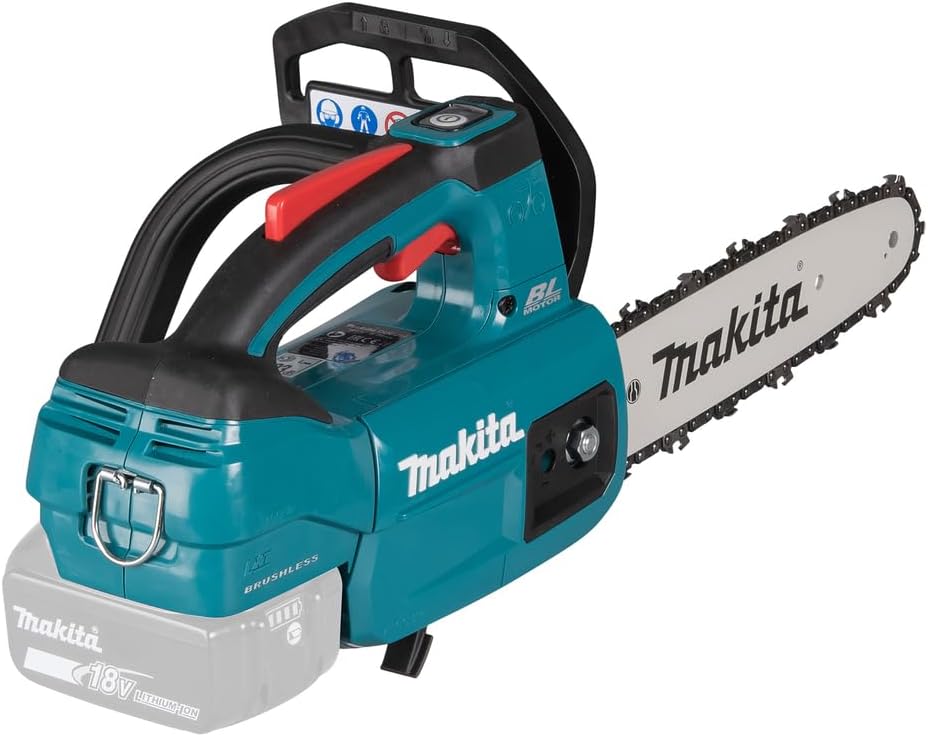 Makita Kettingzag DUC 254 Z 18 V borstelloze accukettingzaag 25 cm solo, zonder accu en oplader, blauw, zilver