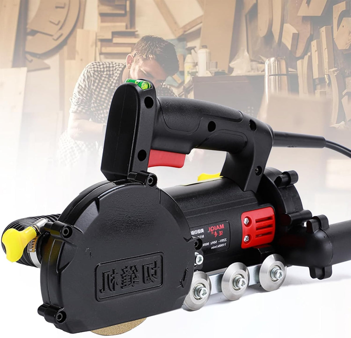 Coyeux Tegelsnijder 900W Keramische tegel Elektrische Snijnaad, 11000 RPM Elektrische Tegel Gap Cutter, 1,2 MM Zaagblad Dikte, voor Keuken, Badkamer
