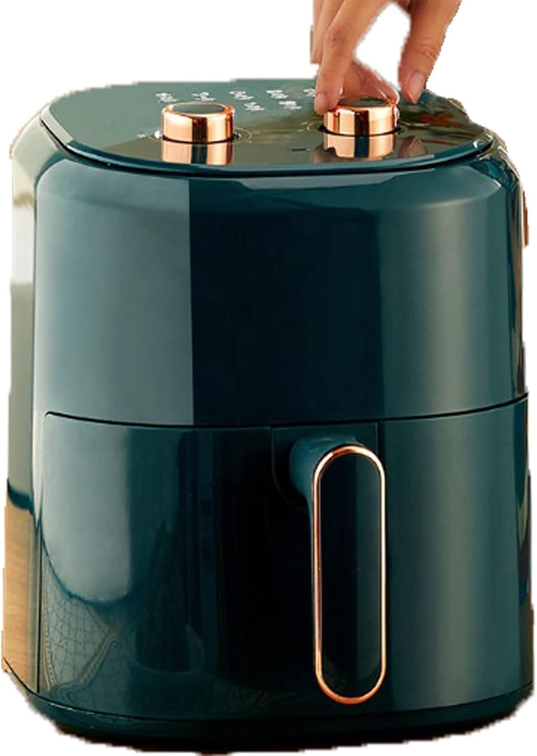 Ajybyukj Airfryer, Multifunctionele grote capaciteit intelligente olievrije volautomatische huishoudelijke airfryer Beauty Comes