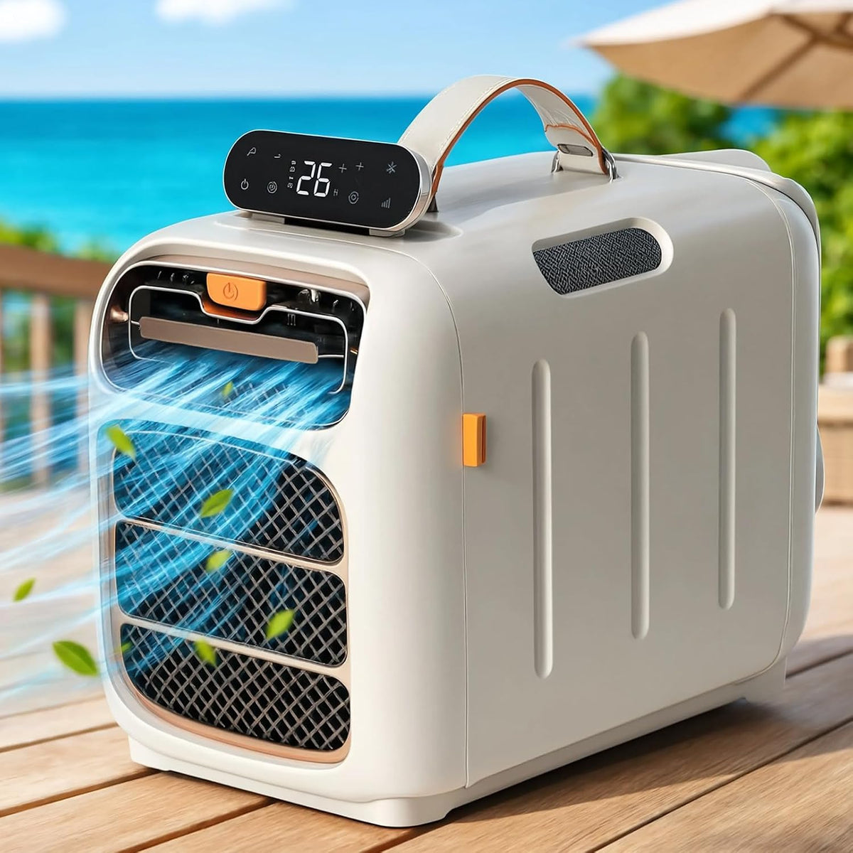 ZhlCrioxenic Mobiele airco Draagbare Airconditioning, Draagbare Airconditioner Van, Voor Op Camping, Snelle Koeling En Verwarming