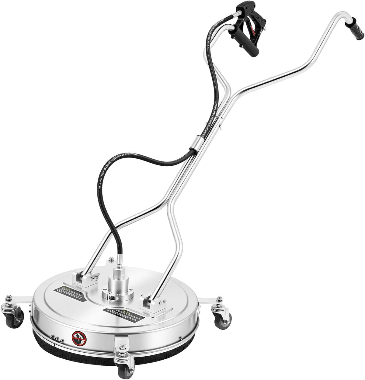 Madelynn Hogedrukreiniger 20 inch, Power Washer 4500 psi, 3/8 inch snelkoppeling, met 4 universele wielen en slang, oppervlaktereiniger