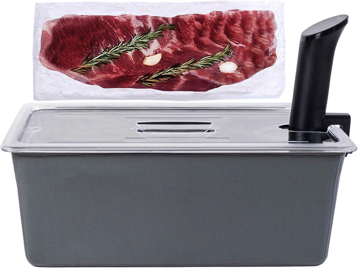 Väeske Sous vide waterbad - -container en deksel (isolatiehuls, 26)