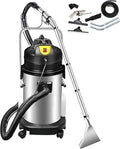 RoyceBee Tapijtreiniger Professionele 3-in-1 tapijtreinigingsmachine (40L/11 gal), Sproei-extractiemachine, voor tapijt en vloeren (nat/droog)
