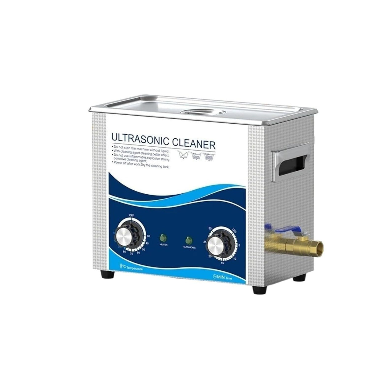 Ultrasone reiniger Bingnu, 22L ultrasone reinigingsmachine 40KHz verwarmingsring, voor auto-onderdelen