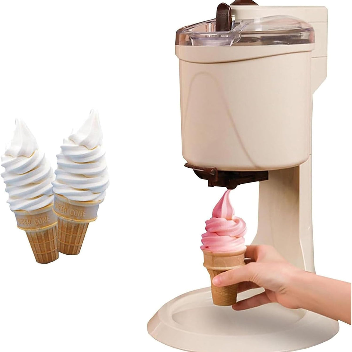 Ijsmachine Urjwan Ijsdessertmaker, Thuisijsmakermachine, Draagbare Ijsmachine Hotelbar Cafe Ijsmixer, Voor Yoghurt, Sorbet