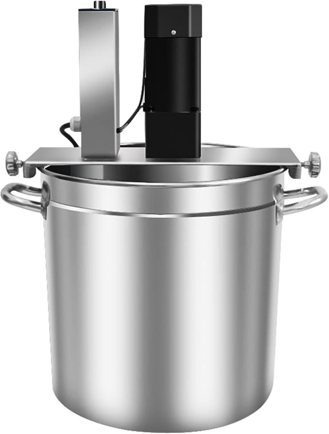 Yxfazpp Staande mixer Commercieel Pot Kruidensaus Onder soep Saus Roerder, Instelbare Roersnelheid (25l), Automatische Voedselmixer Pot Roerder Mixer