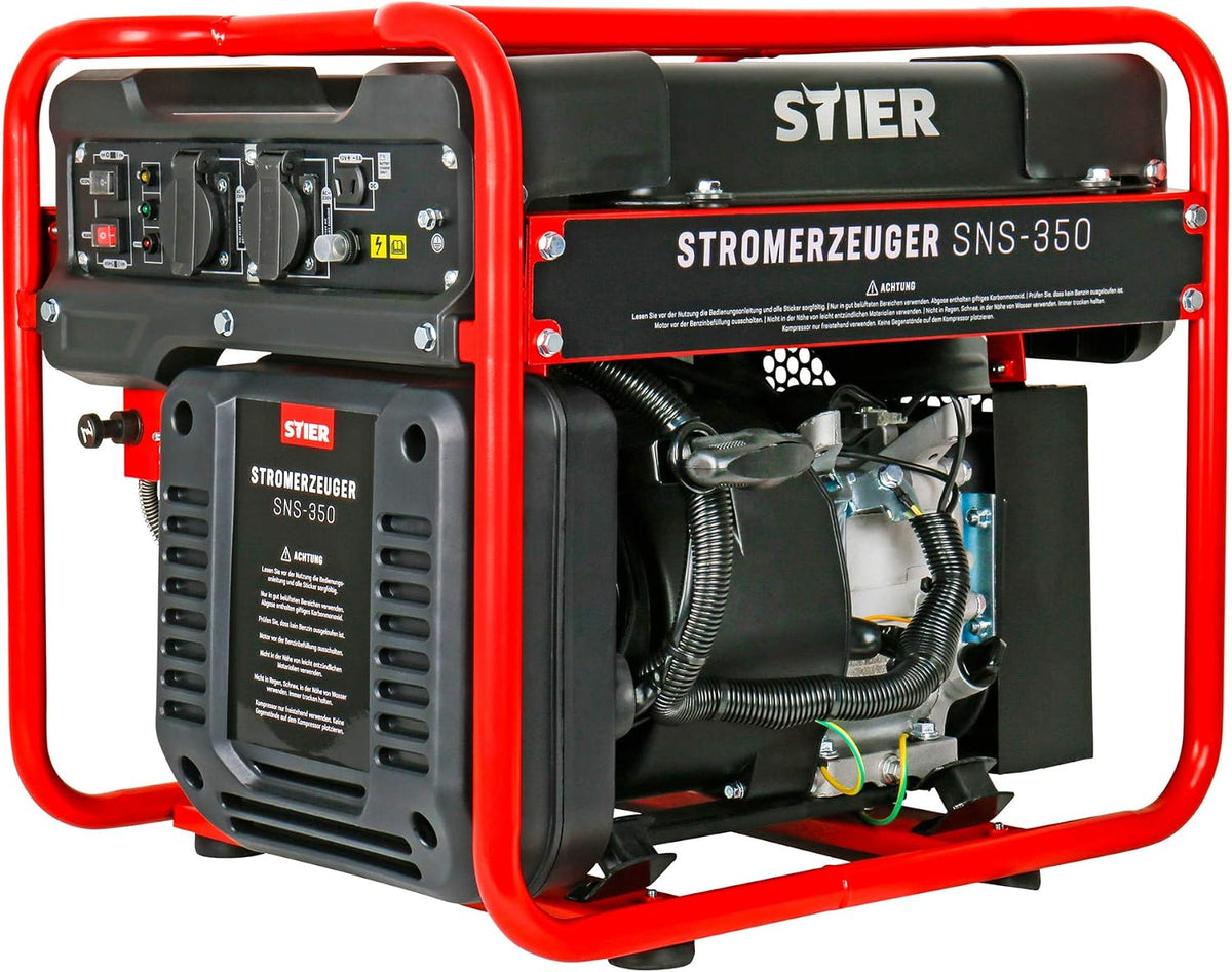 Stier Aggregat invertergenerator SNS-350 3,5 kW 69 dB(A)