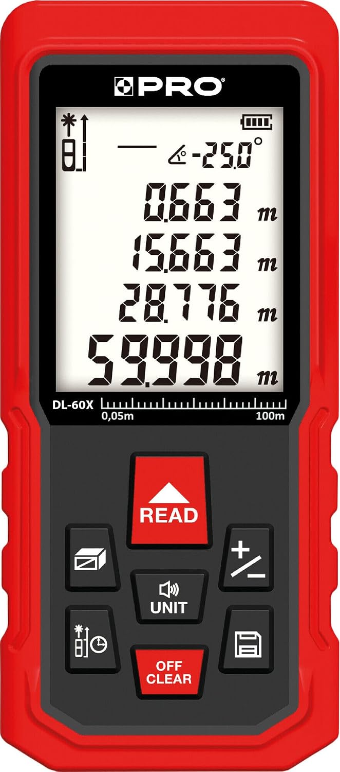 PRO Laserafstandsmeter laser afstandsmeter 60m