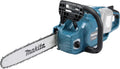Makita Kettingzag DUC353Z Accu-kettingzaag 2 x 18 V (zonder accu, 12 x 600 mm, zonder oplader), zwart, blauw