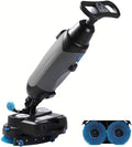 Tapijtreiniger Poimhew 43 Cm Loopmachine, Met Dubbele Borstel grijs
