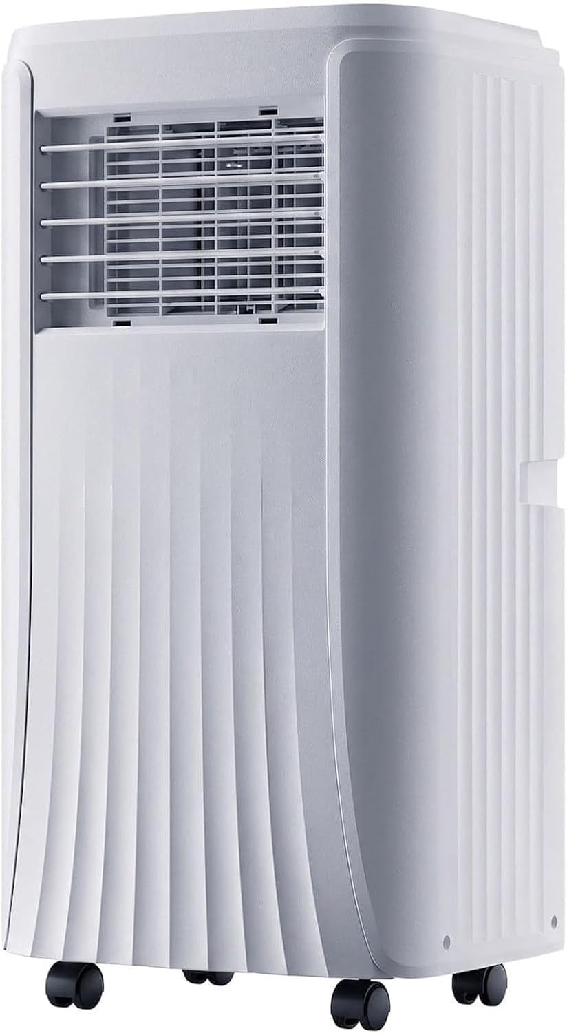 Womgkda Mobiele airco 12000 BTU 3-in-1 Koeler Ventilator Ontvochtiger, koelt ruimtes tot 28 m2, 2 ventilatiestanden, met Raamventilatieset